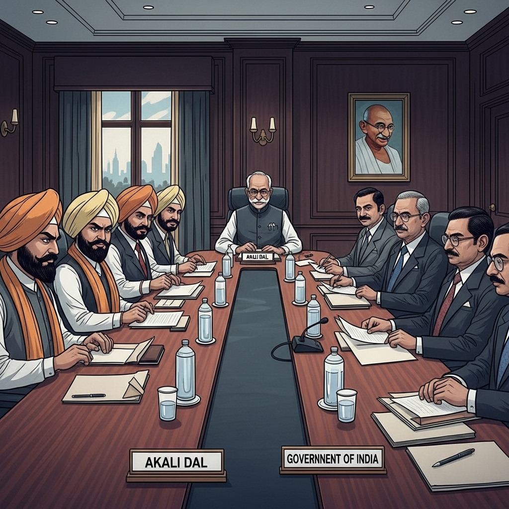 Akali Dal & Government Begin Talks