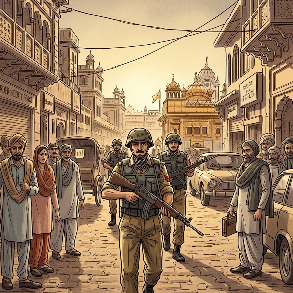 Paramilitary Forces Enter Amritsar